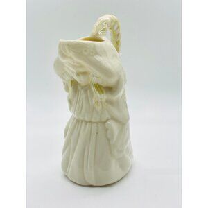 Belleek Bone China Creamer  Pitcher Maiden Girl | Irish Gifts 1980-1993 Vintage